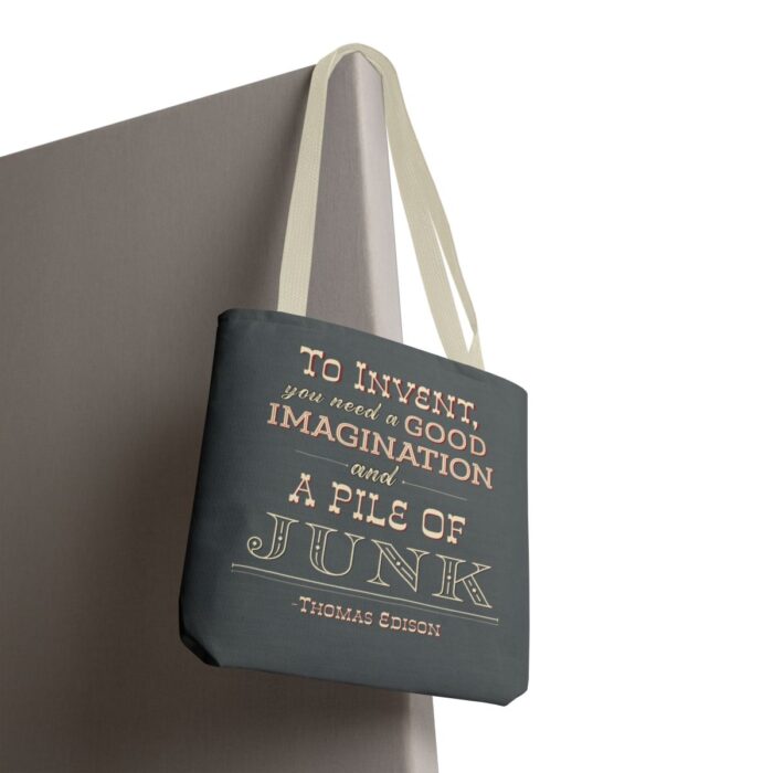 Thomas Edison Junk Quote Tote