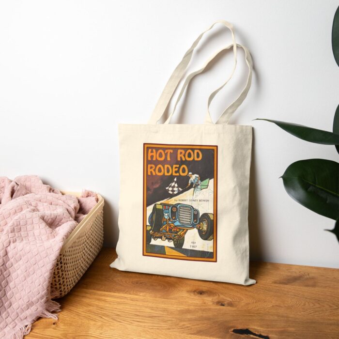 Hot Rod Rodeo Tote Bag
