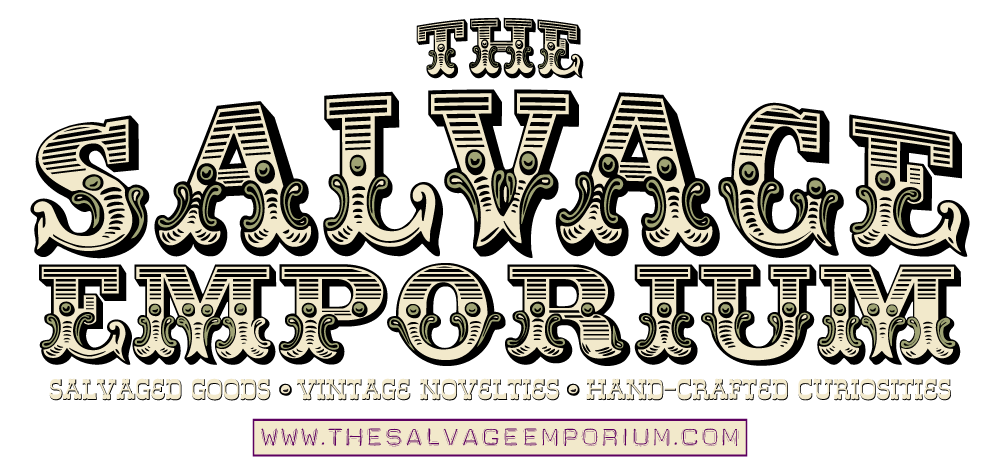The Salvage Emporium logo Salvaged Goods, Vintage Novelties, Hand-Crafted Curiosities